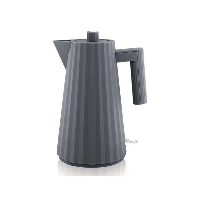 Alessi Wasserkocher Elektrischer Wasserkocher Alessi Plisse Grey, 1,7 l