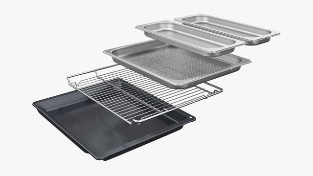 BOSCH Dampfbackofen Serie 8 CSG7361B1,Einbau-Kompaktdampfbackofen, 60 x 45 cm, Schwarz,EEK:A+, mit Teleskopauszug nachrüstbar, Backofenassistent mit Sprachsteuerung (über Amazon Alexa)