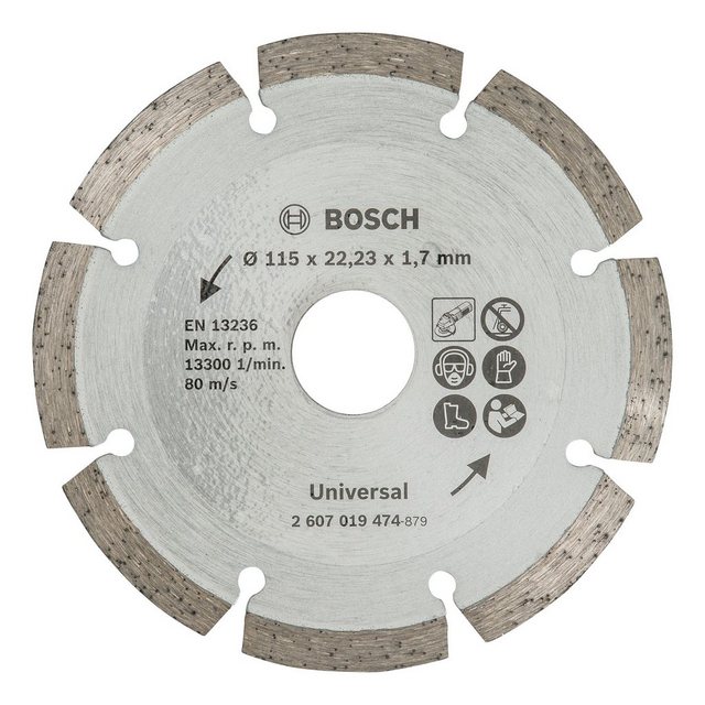 BOSCH Trennscheibe, Für Baumaterial Diamanttrennscheibe - 115 mm