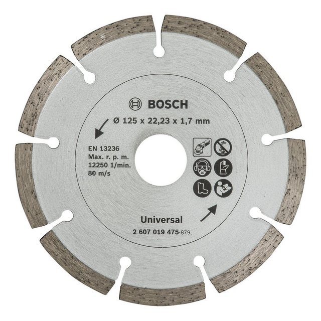 BOSCH Trennscheibe, Für Baumaterial Diamanttrennscheibe - 125 mm