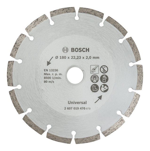 BOSCH Trennscheibe, Für Baumaterial Diamanttrennscheibe - 180 mm