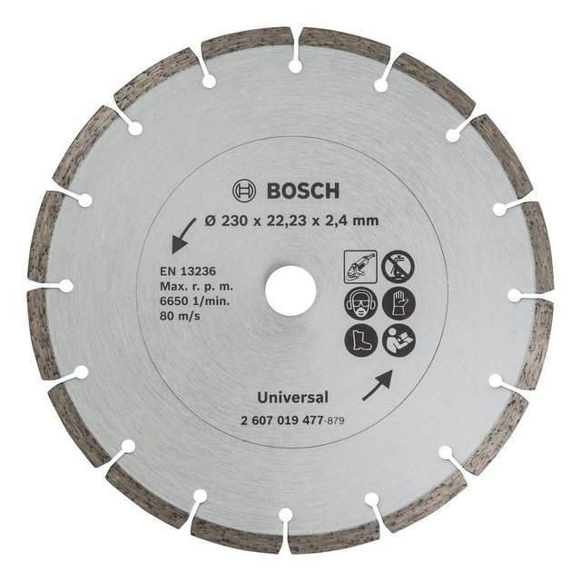 BOSCH Trennscheibe, Für Baumaterial Diamanttrennscheibe - 230 mm