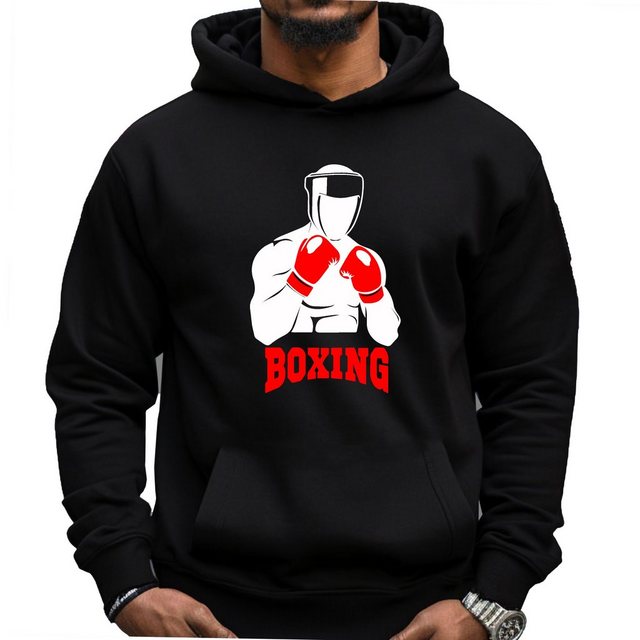 Banco Hoodie Herren Kapuzenpullover Hoodie Sport Boxen Training Größen XS bis 6XL