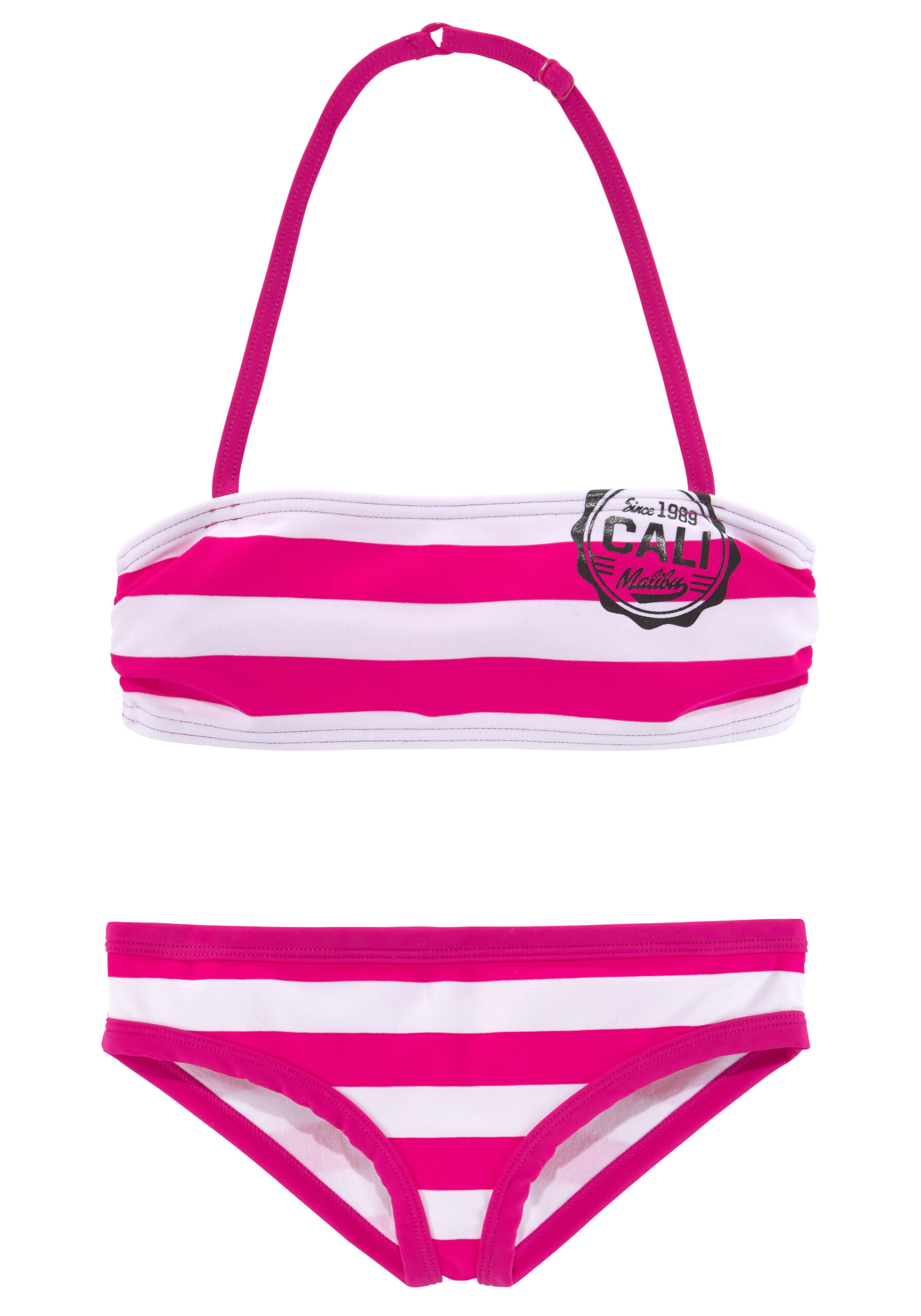 Bench. Bandeau-Bikini, mit trendigen Streifen