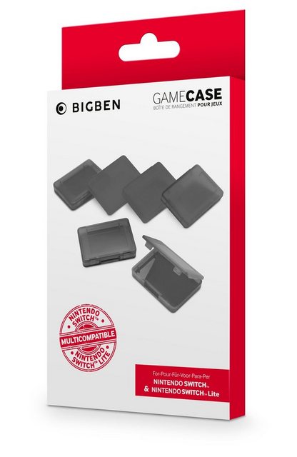 BigBen 6 Universal Game Organizer Hülle für Switch Spiele farbig BB354973 Zubehör Nintendo