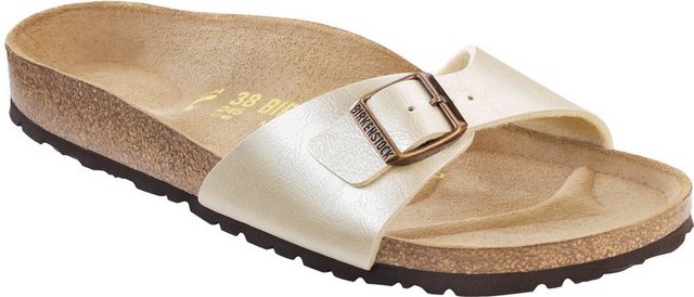 Birkenstock BIRKENSTOCK Gymnastik Madrid pearl white 940151 + 940153 Pantolette