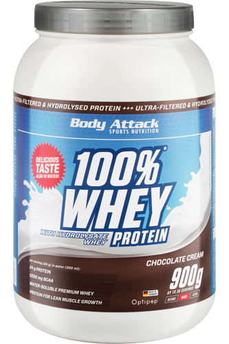 Body Attack 100% WHEY PROTEIN - 900 g