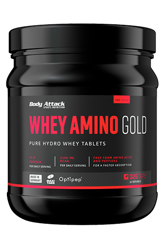 Body Attack WHEY AMINO GOLD - 325 Tabs