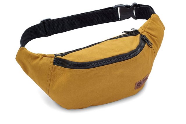 By Bers Bauchtasche Leon By Bers Canvas Bauchtasche Gürteltasche (Hüfttasche 100% Baumwolle Fanny Pack Hip Bag Umhängetasche Bumbag)