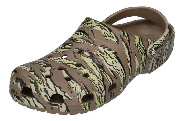 Crocs Classic Printed Camo Clog Clog Khaki