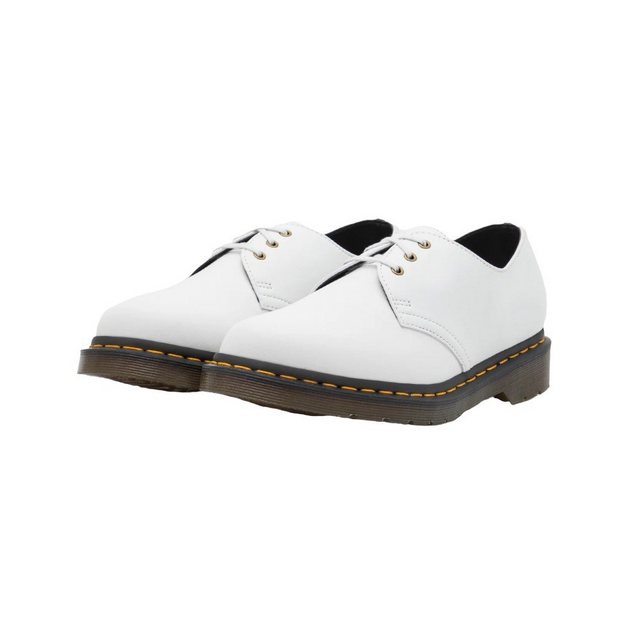 DR. MARTENS 1461 White Kamble, vegane Stiefel Stiefel