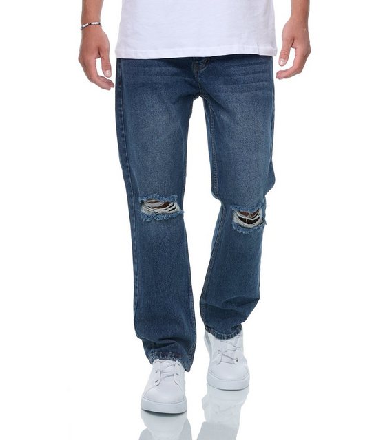 Denim House Relax-fit-Jeans Lässige Herren Baggy Jeans Relaxed Fit