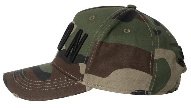 Dsquared2 Baseball Cap DSQUARED2 ICON CAMOUFLAGE LOGO BASEBALLKAPPE HAT BASEBALL CAP EMBROIDE