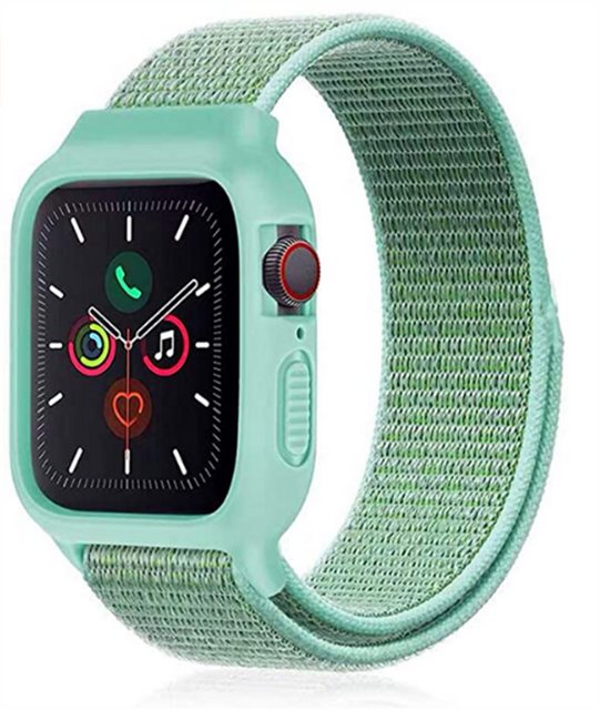 ELEKIN Smartwatch-Armband kompatibel für Apple Watch-Armband mit Hülle,für Serie 7/6/5/4/SE