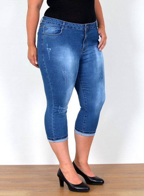 ESRA 3/4-Jeans C150 Capri Jeans Damen High Waist Hose Stretch, 3/4 Jeanshose Damen Capri bis Übergröße Plus Size Große Größen, 3/4 Jeans Capri Damen Hose Sommer Hoch Bund mit Rissen, 3/4 Hose Damen Jeans Sommer High Rise Destroyed Look, Caprijeans Damen hohe Leibhöhe mit Stretch Curvy, Damen Taille Jeans Capri Hose 7XL, Damen Jeans Sommer Capri Dreiviertel Hose mit Rinsed Look, Jeans Damen Heans Hose Damen Hose, High Waist Jeans Damen High Waist, Kurze Damen Jeans Stretch Damen Jeans Shorts Jeans Damen Kurz, Damen Sommer Jeans Damen Sommer, Damen Capri Jeans Damen Capri Hose, Damen 3/4 Jeans Damen 3/4 Hose