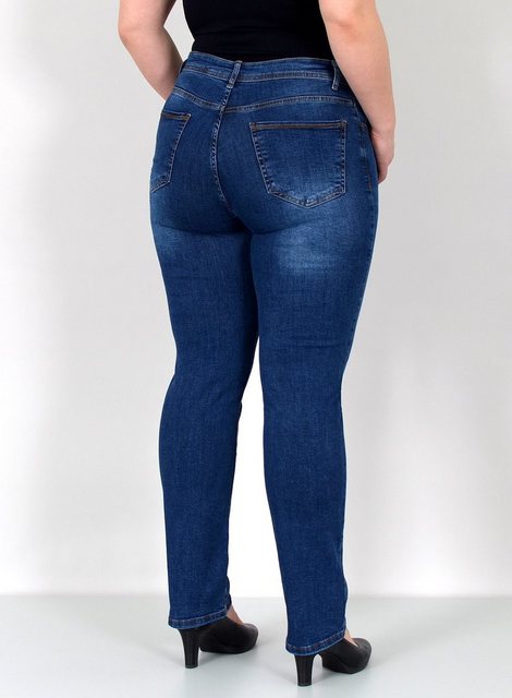 ESRA Straight-Jeans FG1 Damen Jeans High Waist Straight Fit, Straight Leg Jeans Dame Hose Stretch, Übergröße Jeans Plus Size Damen Hose Hoch Bund, Gerade Schnitt Jeans Damen Große Größe Hose, High Rise Damen Jeanshose Straight Fit, Damen Jeans Straight High Waist Stretch Hose, Jeans Damen Stretch, Jeans Damen Jeans Hose Damen Hose, High Waist Jeans Damen High Waist, Damen Jeans Stretch Hose Damen, Damen Jeans Straight Damen Jeans, Hose Straight Leg Jeans Straight Fit Hose