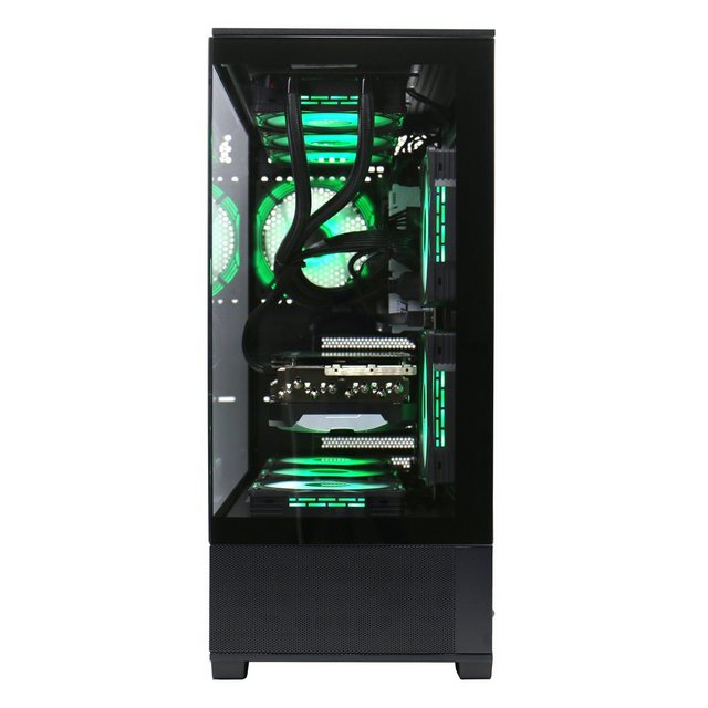 GAMEMAX Vista AB 7296 Gaming-PC (AMD Ryzen 7 7700X, RTX 4070 Ti Super, 32 GB RAM, 2000 GB SSD, Wasserkühlung, DDR5-RAM, PCIe SSD Gen4, Windows 11)