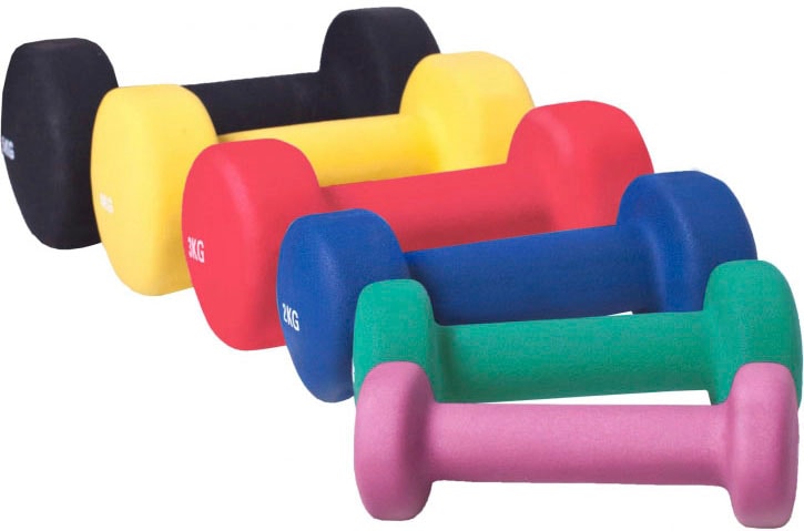 GORILLA SPORTS Gymnastikhantel "31 kg Fitness Aerobic Hanteln Kurzhantel", (Set)