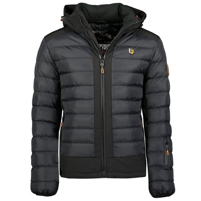 Geographical Norway Winterjacke AURELIEN (Warm Jacket Steppjacke, 1-St., Winterjacke Outdoor, Kapuzen Jacke) Steppjacke