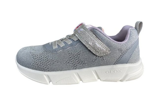 Geox GEOX Kinder Sneaker J ARIL G. J25DLD-07QBC-C1316 SILVER / LILAC Sneaker