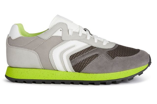 Geox Geox Herren Sneaker PONENTE U16CPA-014EK-C0666 GREY / LIME Sneaker