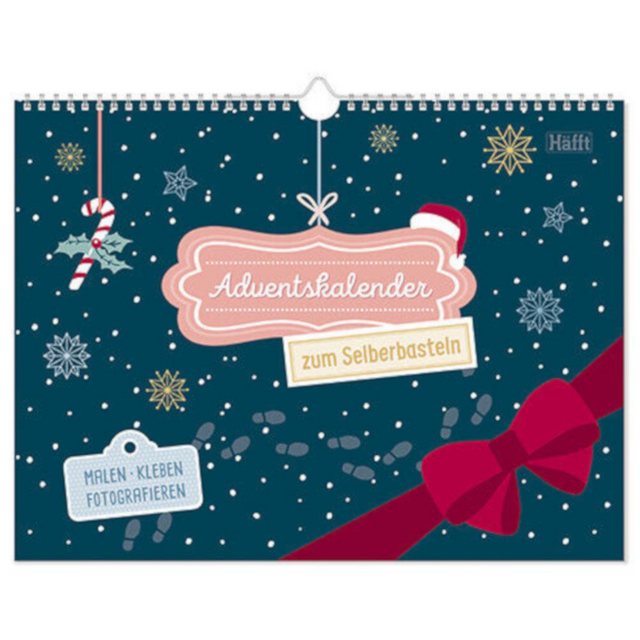 Häfft Terminplaner Bastel- Adventskalender Größe 29,7 x 22,5 cm, 5027-5 Advent Kalender