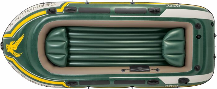 Intex Schlauchboot "Seahawk 4", (Set, mit 2 Paddeln und Luftpumpe)