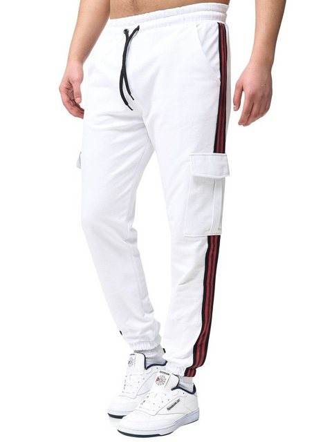 John Kayna Jogginghose Herren Jogginghose Sport hose Männer Trainingshose Cargo Sweatpants (Sporthose Trainingshose Sweatpants, 1-tlg) Fitness Freizeit Casual