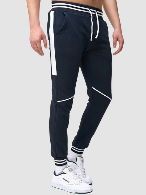 John Kayna Jogginghose Herren Jogginghose Sporthose Männer Trainingshose Sweatpants 1317C (Sporthose Trainingshose Sweatpants, 1-tlg) Fitness Freizeit Casual