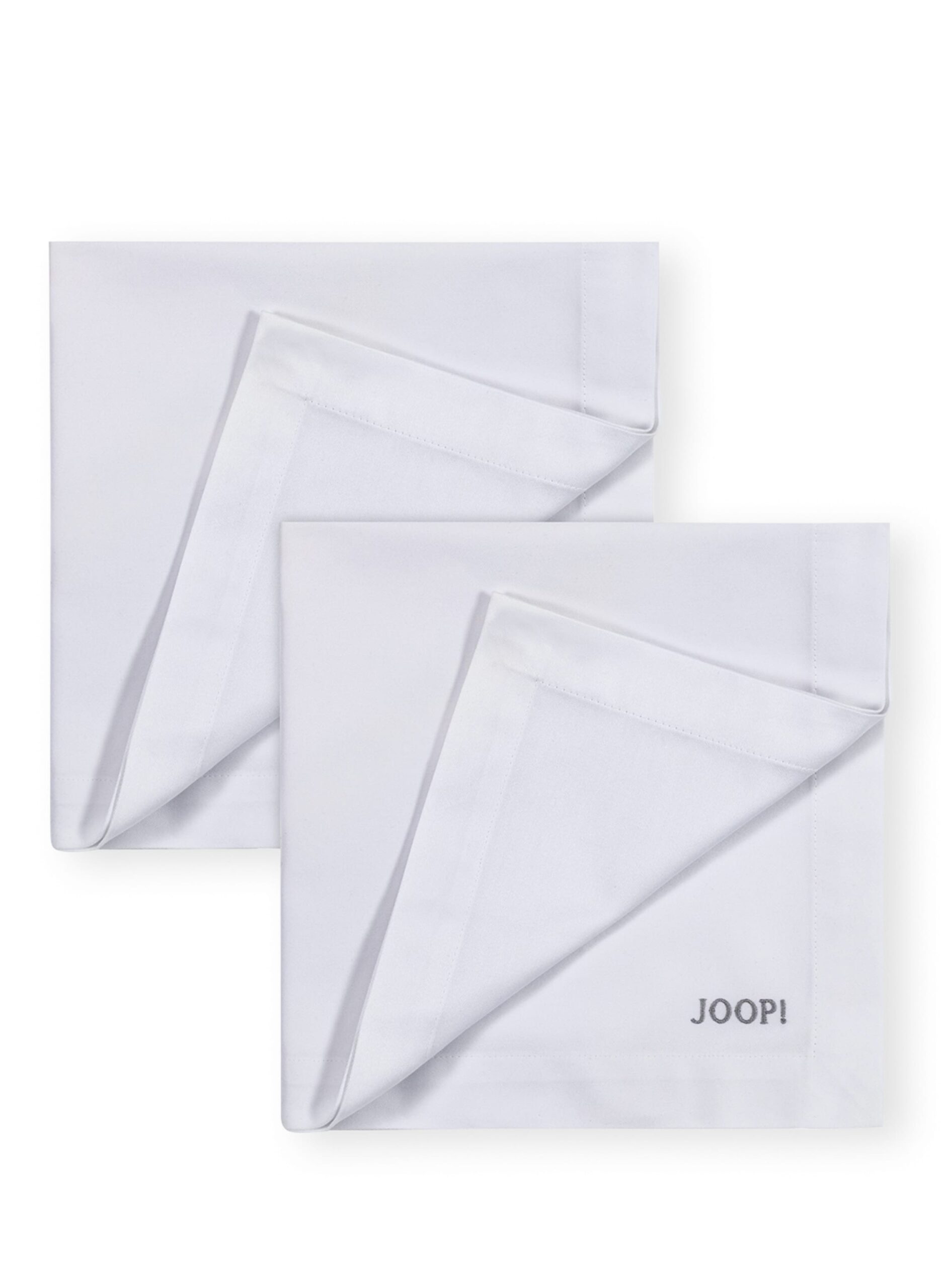 Joop! 2er-Set Servietten Stitch silber