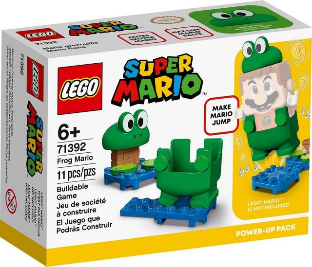 LEGO® Konstruktionsspielsteine LEGO® Super Mario™ 71392 Frosch-Mario Anzug, (11 St)