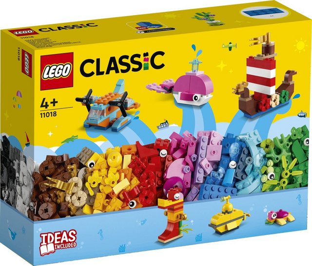 LEGO® Spielbausteine LEGO® Classic Kreativer Meeresspaß 333 Teile 11018