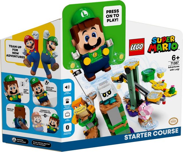 LEGO® Spielbausteine LEGO® Super Mario Abenteuer mit Luigi - Starterset 280 Teile 71387