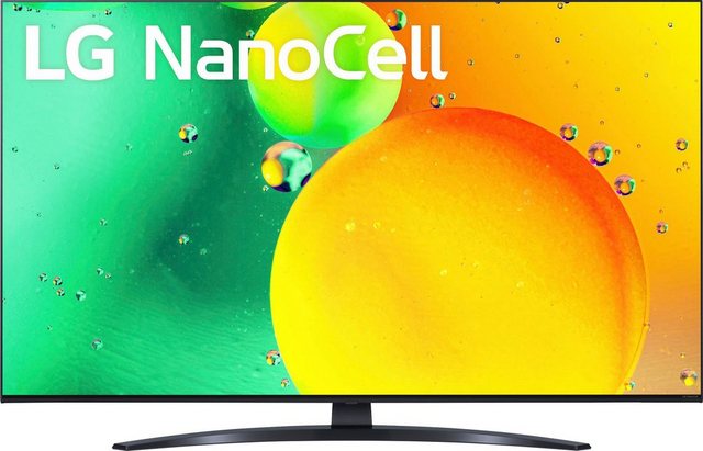 LG 43NANO769QA LED-Fernseher (108 cm/43 Zoll, 4K Ultra HD, Smart-TV, α5 Gen5 4K AI-Prozessor, Direct LED, HDMI 2.0, Sprachassistenten)