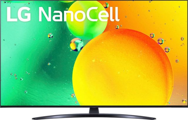 LG 55NANO769QA LED-Fernseher (139 cm/55 Zoll, 4K Ultra HD, Smart-TV, α5 Gen5 4K AI-Prozessor, Direct LED, HDMI 2.0, Sprachassistenten)