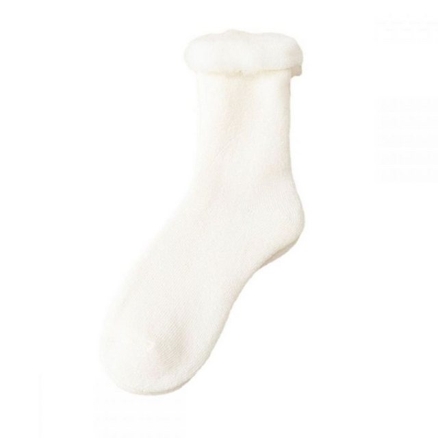 Lubgitsr Thermosocken 1 Paar Damen Kuschelsocken Warme Stoppersocken Dicke Socken Winter (1-Paar)