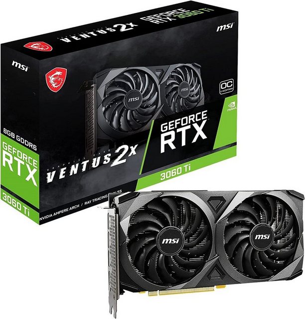 MSI GeForce RTX 3060 Ti VENTUS 2X 8G OCV1 LHR Grafikkarte