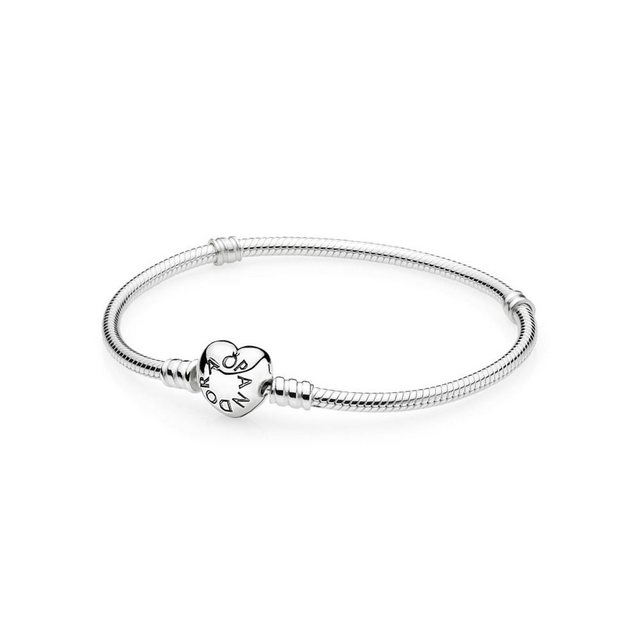 Pandora Armband 590719 Armband Damen Moments Herz Verschluss Silber 19 cm