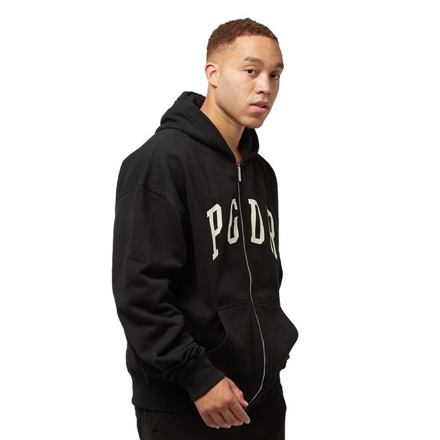 Pegador Sweatjacke Pegador Herren Sweat Jacket Layton Oversized black (1-tlg., kein Set)