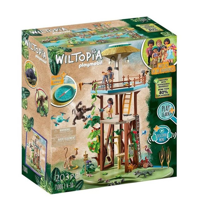 Playmobil® Spielwelt PLAYMOBIL® 71008 - Wiltopia - Forschungsturm mit Kompass