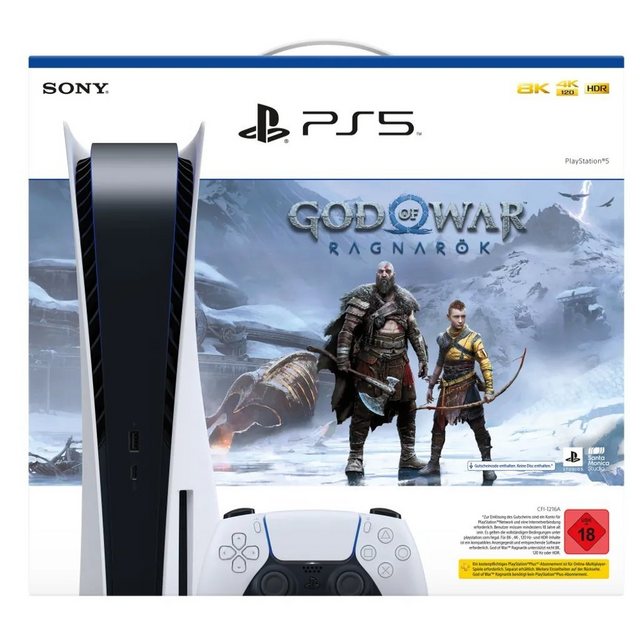 Playstation PlayStation 5 (PS5) inkl. God of War Ragnarök