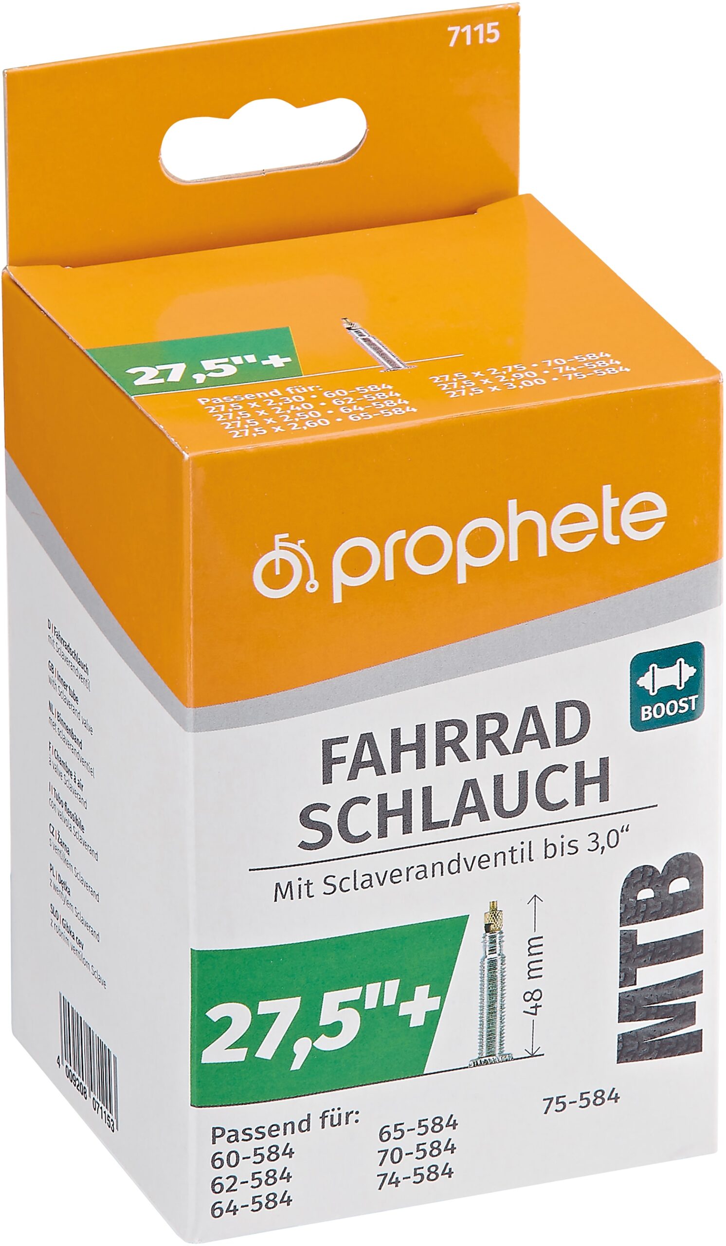 Prophete Fahrradschlauch "MTB Boost Size Schlauch"