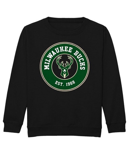 Quattro Formatee Sweatshirt Milwaukee Bucks - Basketball NBA Team Basketballer Trikot Fans Kinder (1-tlg)