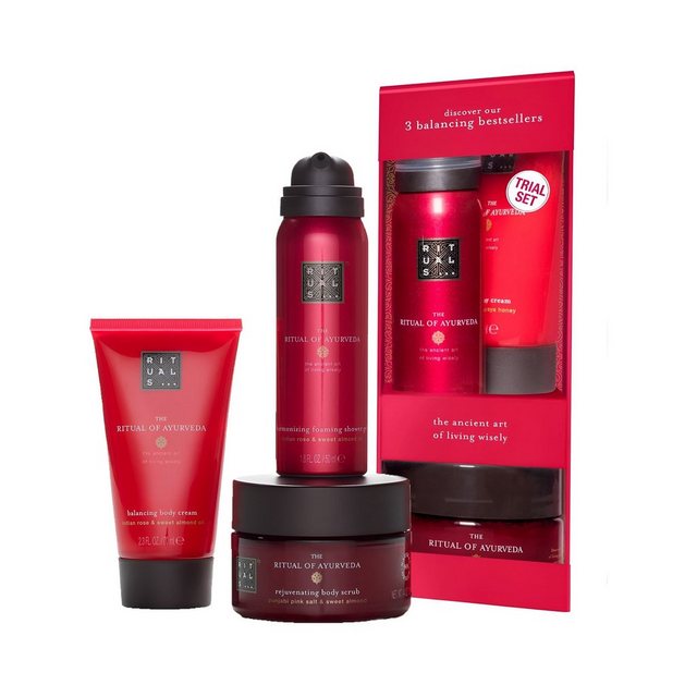 Rituals Pflege-Geschenkset Rituals Wellness-Pflegeset für Frauen The Ritual of AYURVEDA, 3-tlg.