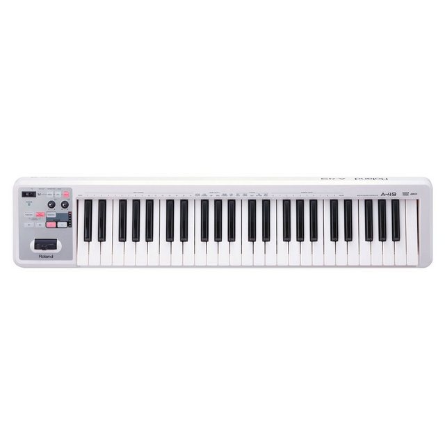 Roland Audio Digitalpiano Roland A-49 MIDI-Keyboard Weiss