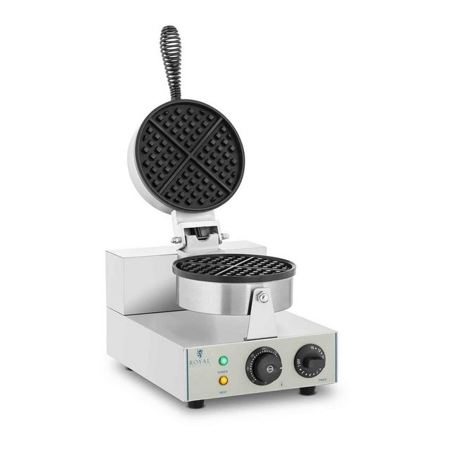 Royal Catering Waffeleisen Waffelautomat Elektro Waffeleisen Doppel Brüssler Waffel 1300 Watt, 1300 W