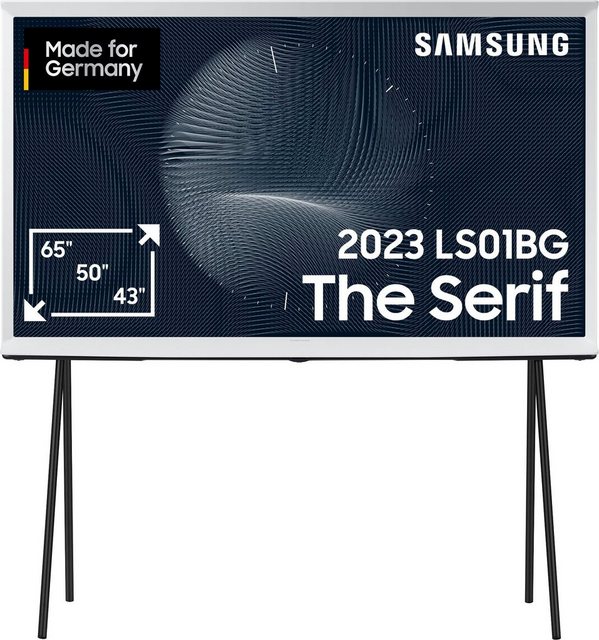 Samsung GQ55LS01BGU LED-Fernseher (138 cm/55 Zoll, Smart-TV, Google TV, Mattes Display, QLED-Bildqualität, Abnehmbare Standfüße)