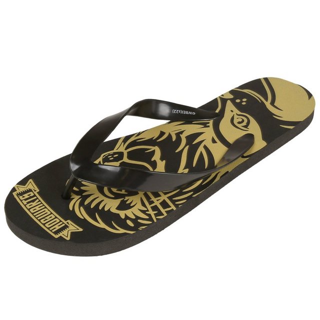 Sarcia.eu HOGWARTS Harry Potter Herren Flip Flops, schwarze Flip Flops Badeschuh