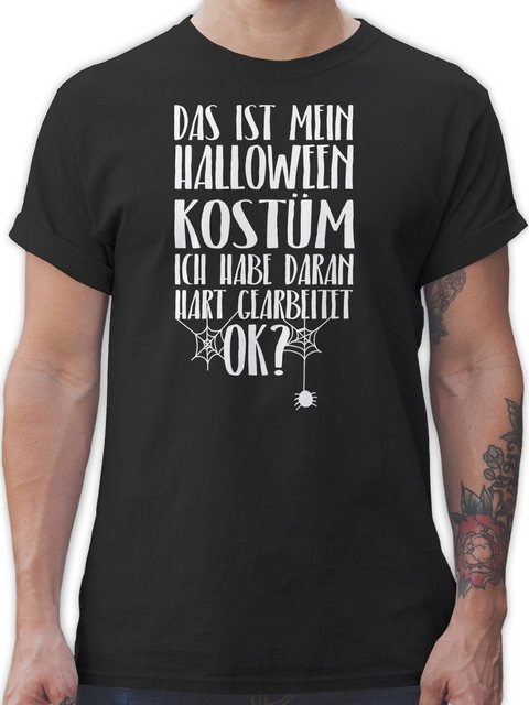 Shirtracer T-Shirt Das ist mein Halloween Kostüm Halloween Kostüme Herren