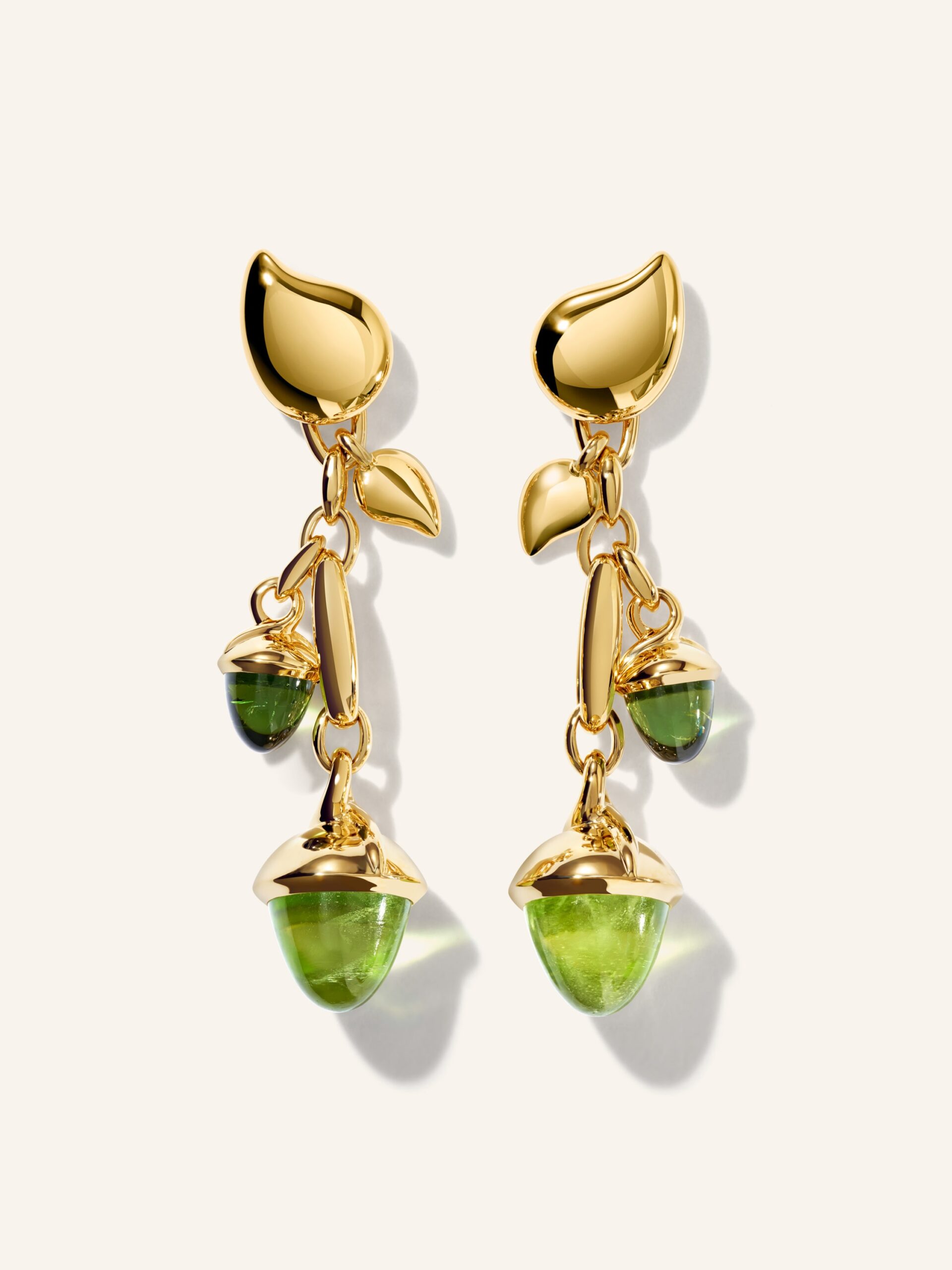 TAMARA COMOLLI Ohrringe MIKADO OHRRINGE DANGLING 'RAINFOREST' 18K Gelbgold